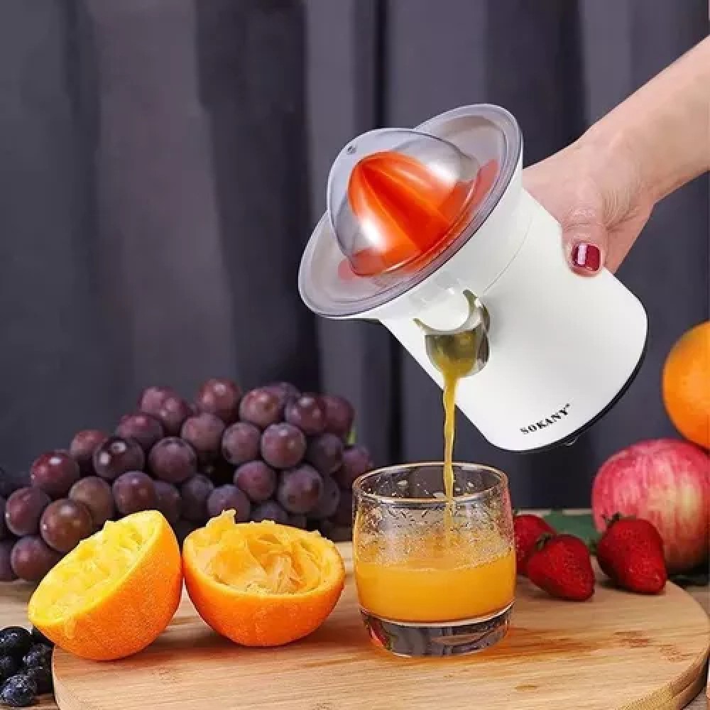 EXPRIMIDOR ELECTRICO JUGO NARANJAS LIMONES SACA JUGO RONDON - 8