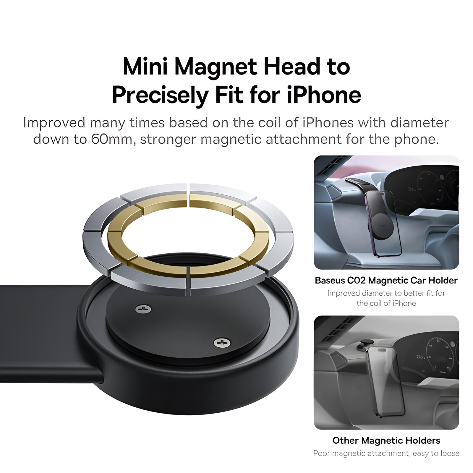 SOPORTE MAGNETICO CELULAR VEHICULO BASE PLEGABLE RONDON - 4