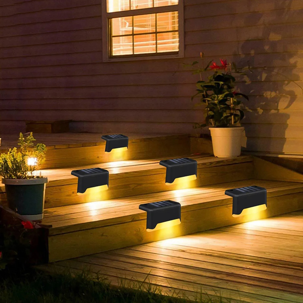 LÁMPARA LED SOLAR ESCALERAS HERMOSA DECORACION RONDON - 2