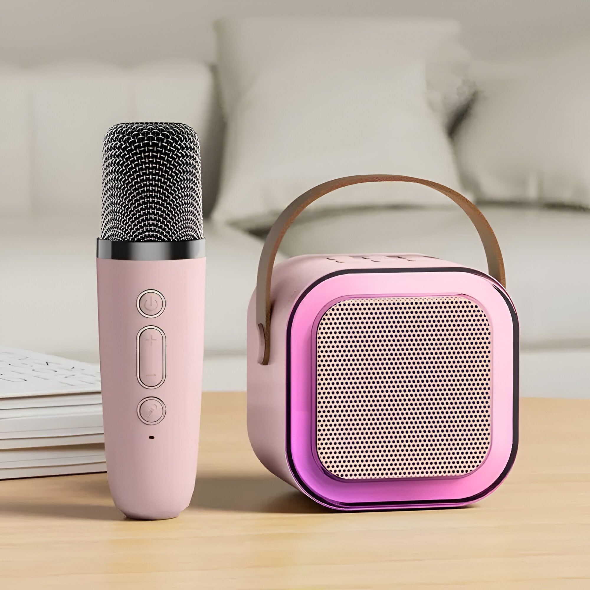PARLANTE PORTATIL INALÁMBRICO BLUETOOTH EFECTOS VOZ RONDON - 1