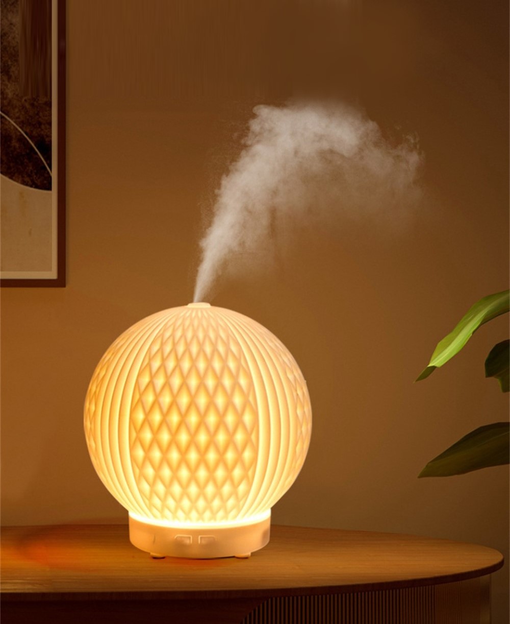 HUMIDIFICADOR DIFUSOR ESENCIAL AROMA LUZ HOGAR RONDON - 3