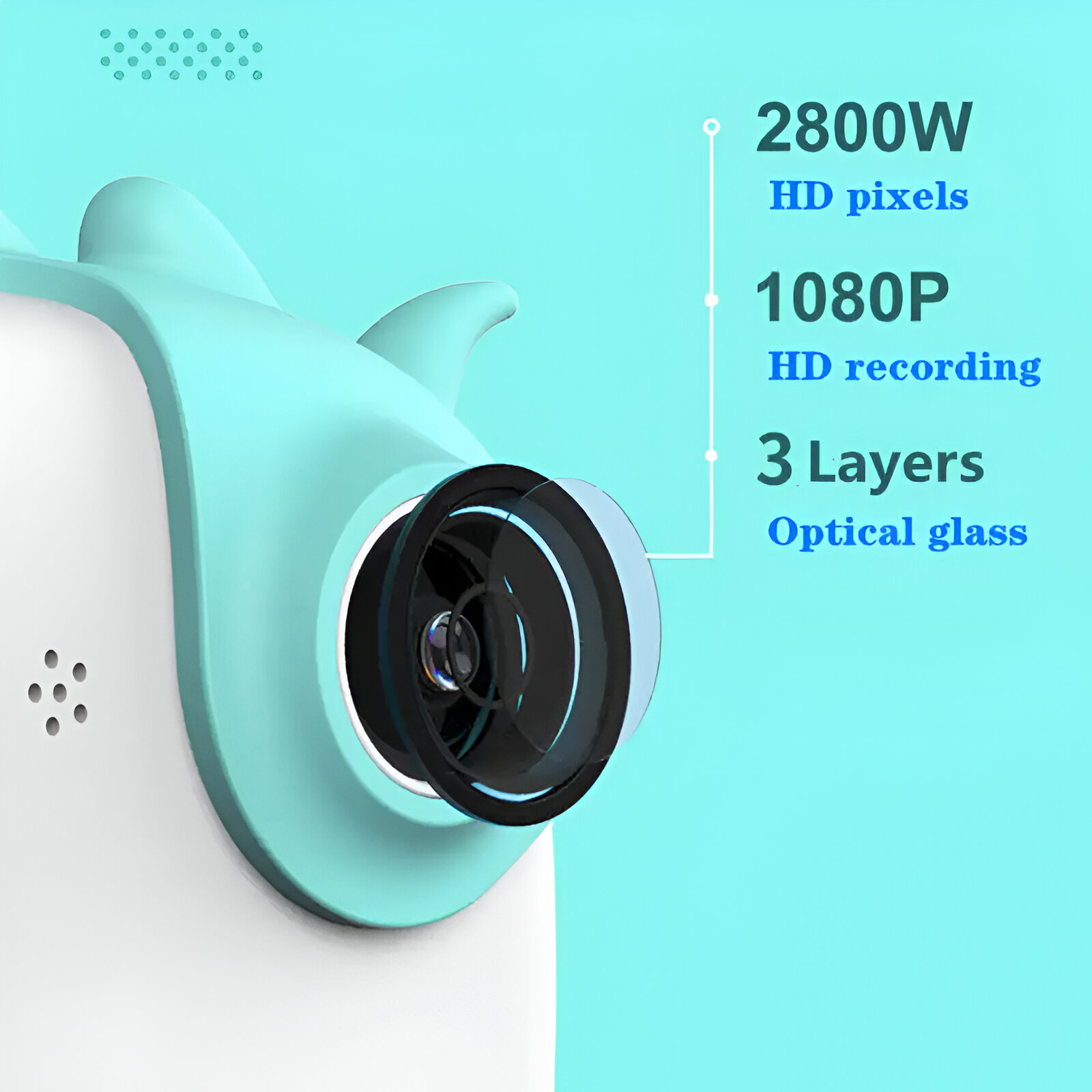 CAMARA SEGURIDAD VIGILANCIA HOGAR LCD DIGITAL RONDON - 3