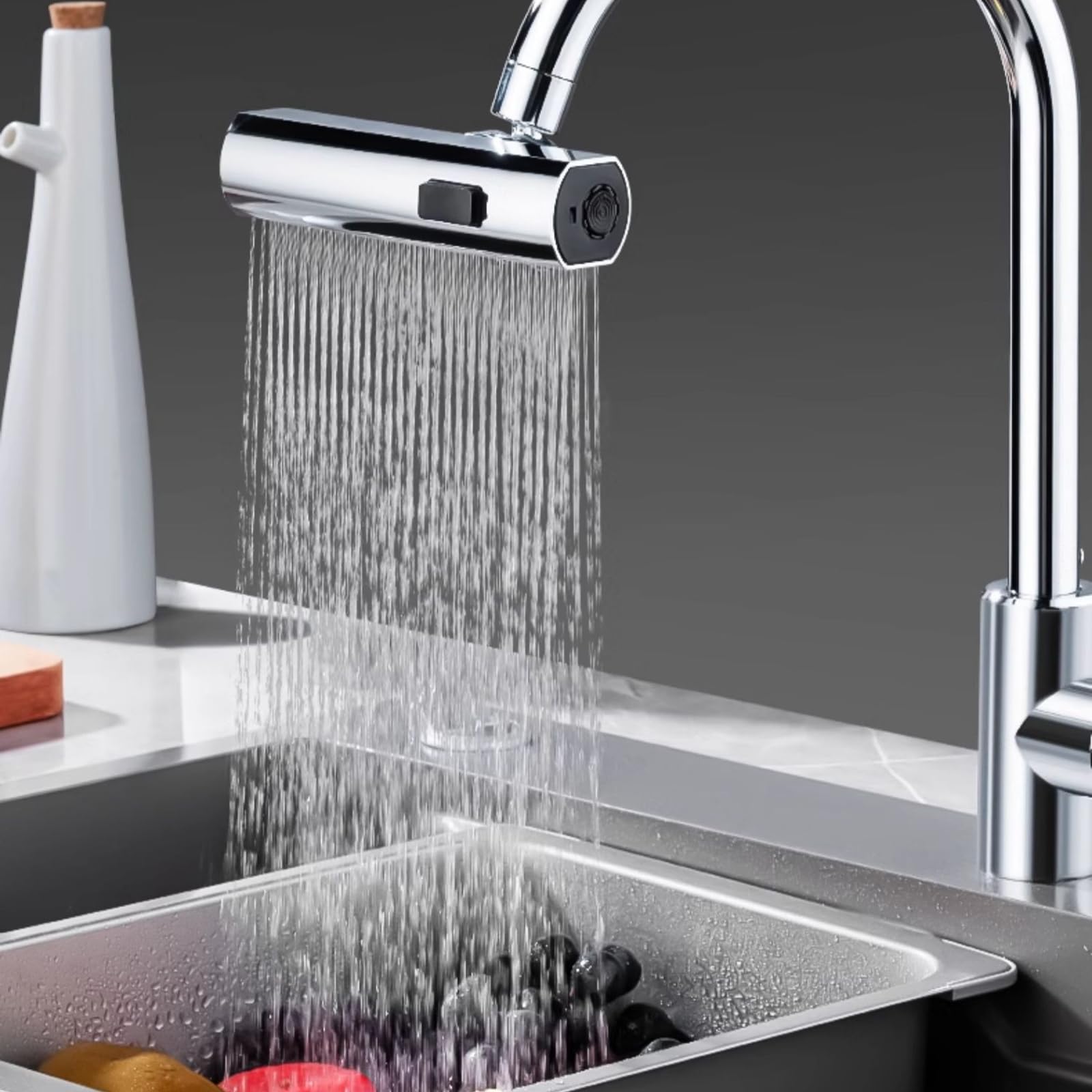 EXTENSOR GRIFO COCINA MULTIFUNCIONAL CASCADA PRACTICO RONDON - 4