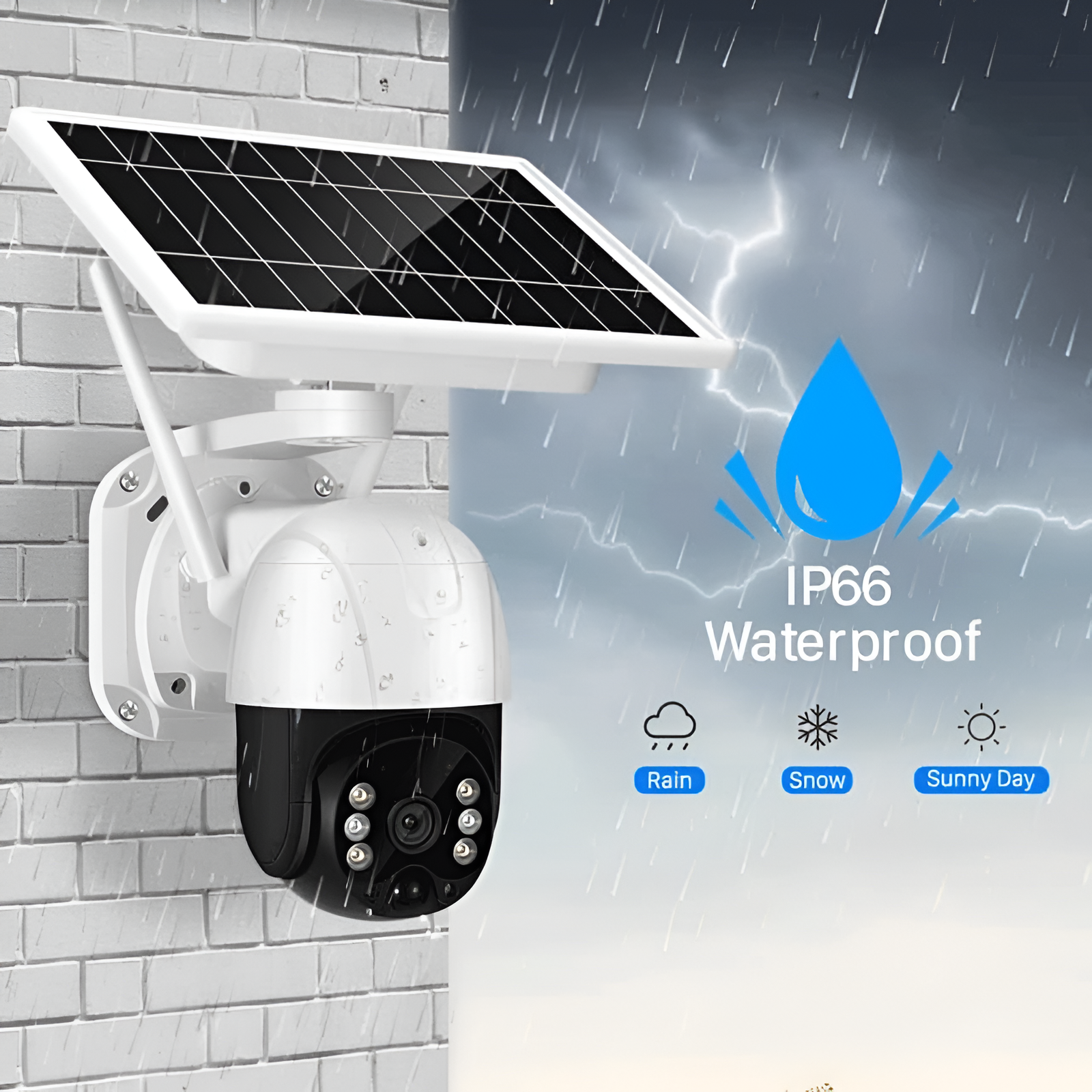 CAMARA VIGILANCIA SEGURIDAD HOGAR WIFI EXTERIORES RONDON - 6