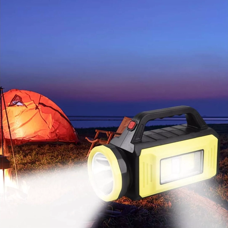 LINTERNA LED RECARGABLE USB SOLAR 3 MODOS DE LUZ RONDON - 6
