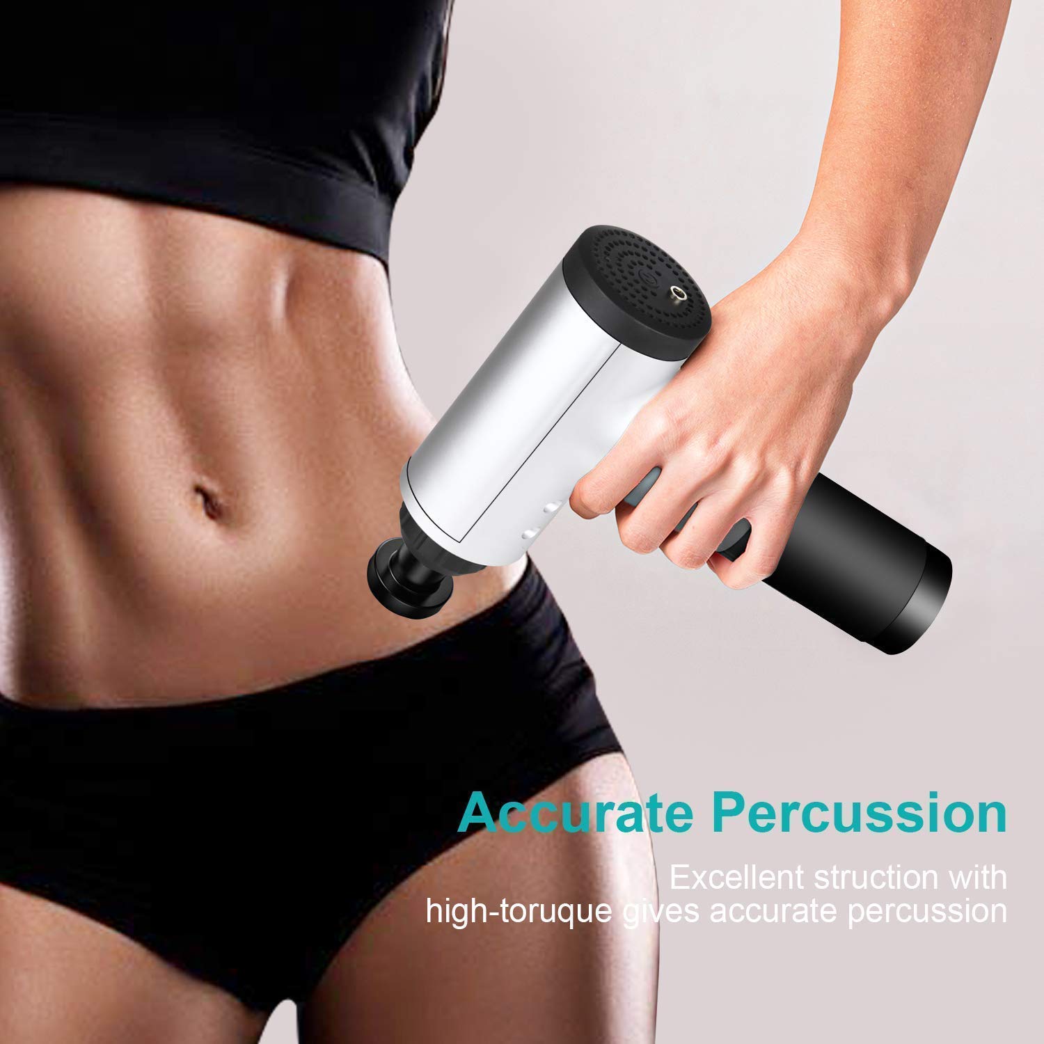 PISTOLA MASAJE PERCUSIÓN DOLOR MUSCULARES DEPORTIVO RONDON - 7