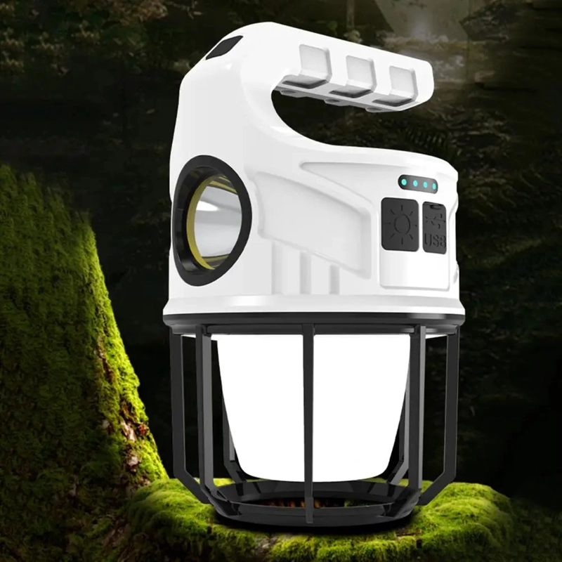 LINTERNA IMPERMEABLE FARO DELANTERO USB RECARGABLE RONDON - 9