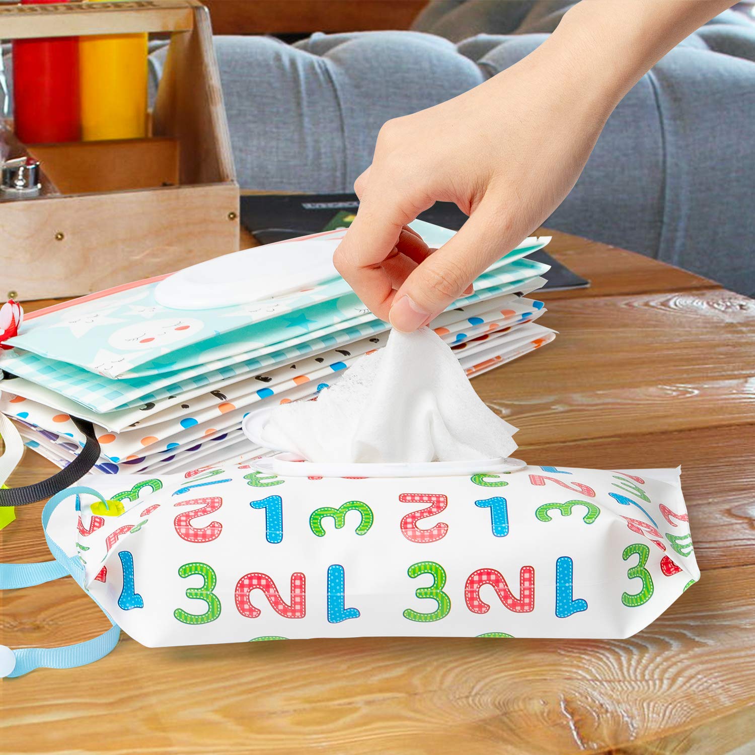 BOLSA TOALLITAS HUMEDAS BEBÉS DISPENSADORES CALIDAD RONDON - 9