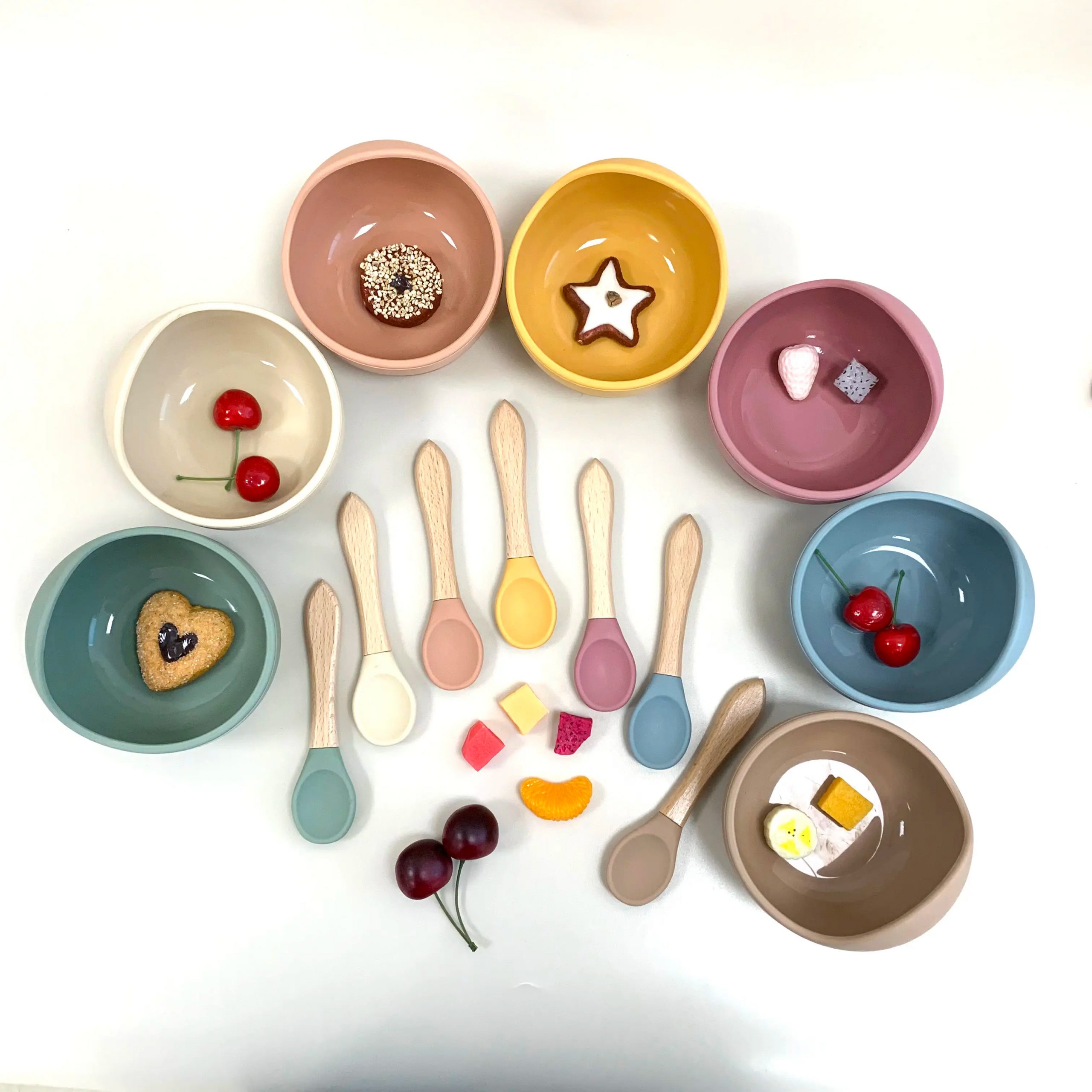 SET ALIMENTACION BEBE ENVASE CUBIERTO ALIMENTAR BEBE RONDON - 5