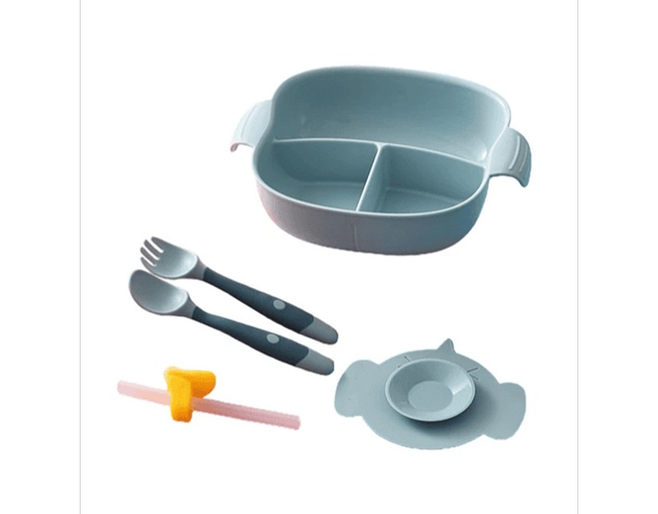 SET ALIMENTACION BEBE UTENSILIOS COMIDA ENVASES RONDON - 7