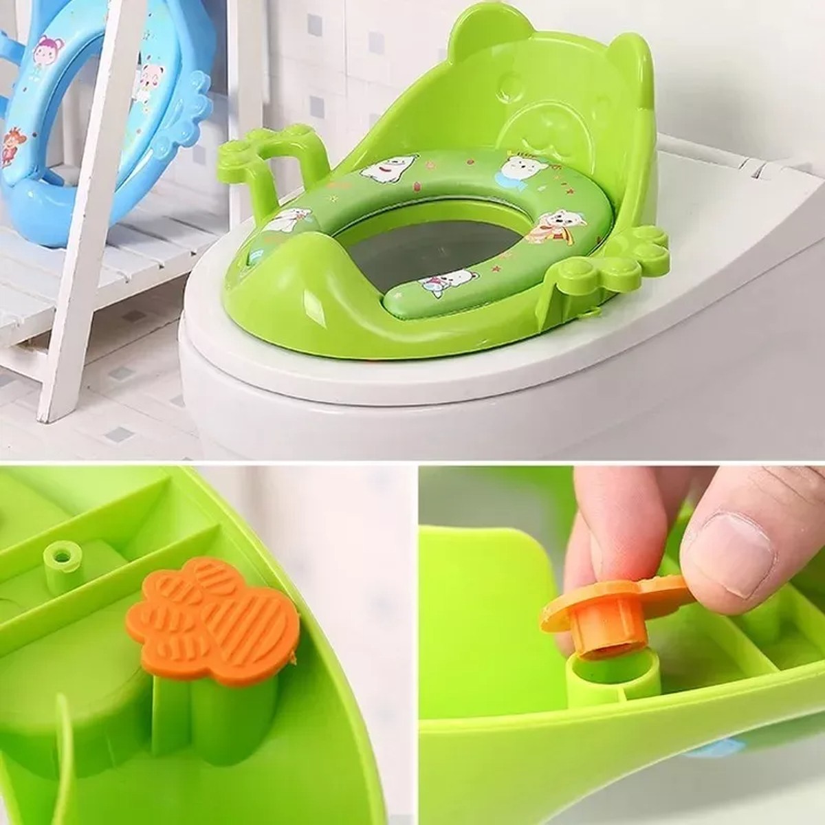 ADAPTADOR ASIENTO ENTRENAMIENTO BEBE SUAVE BAÑO RONDON - 4