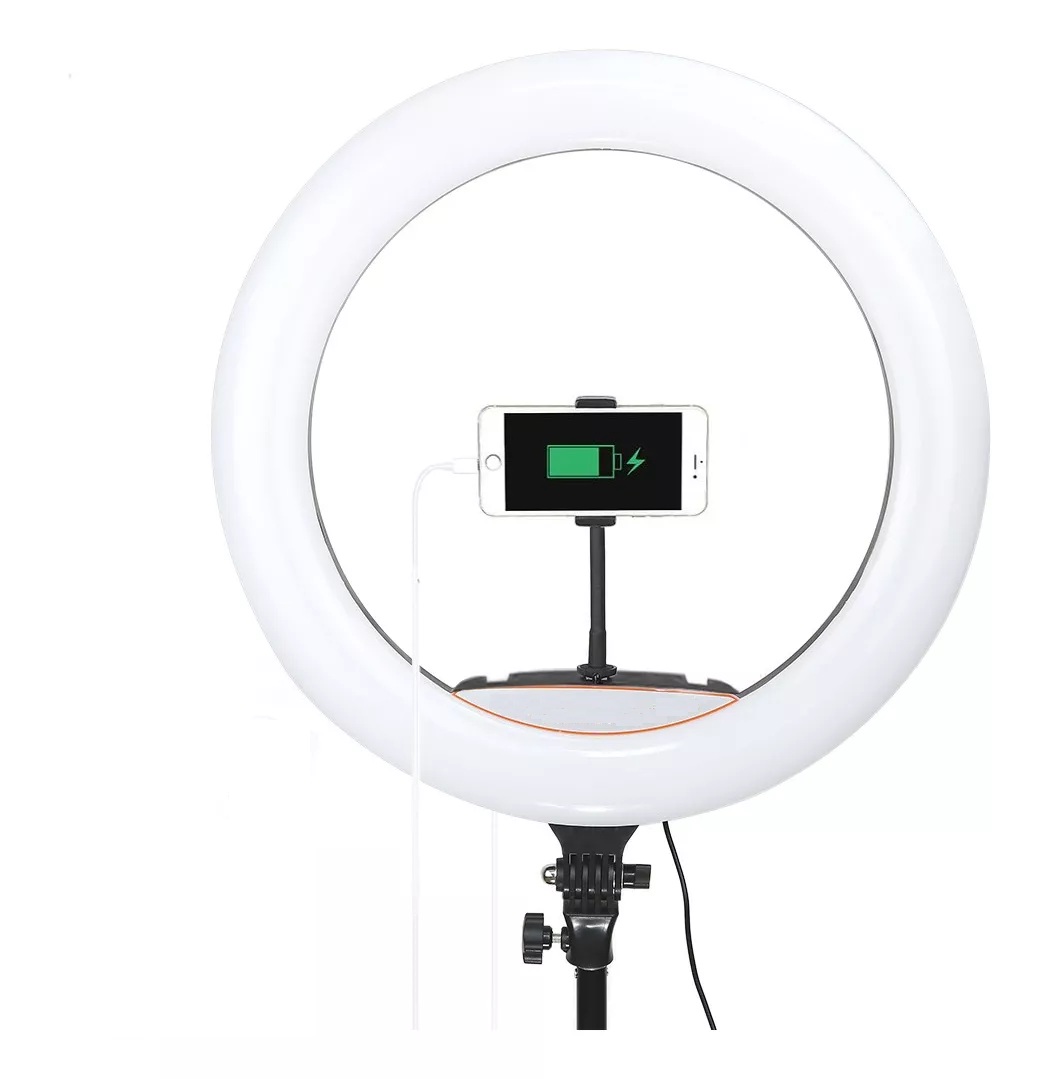 ILUMINADOR ARO ANILLO LUZ SELFIES AJUSTE COLORES RGB JER - 5