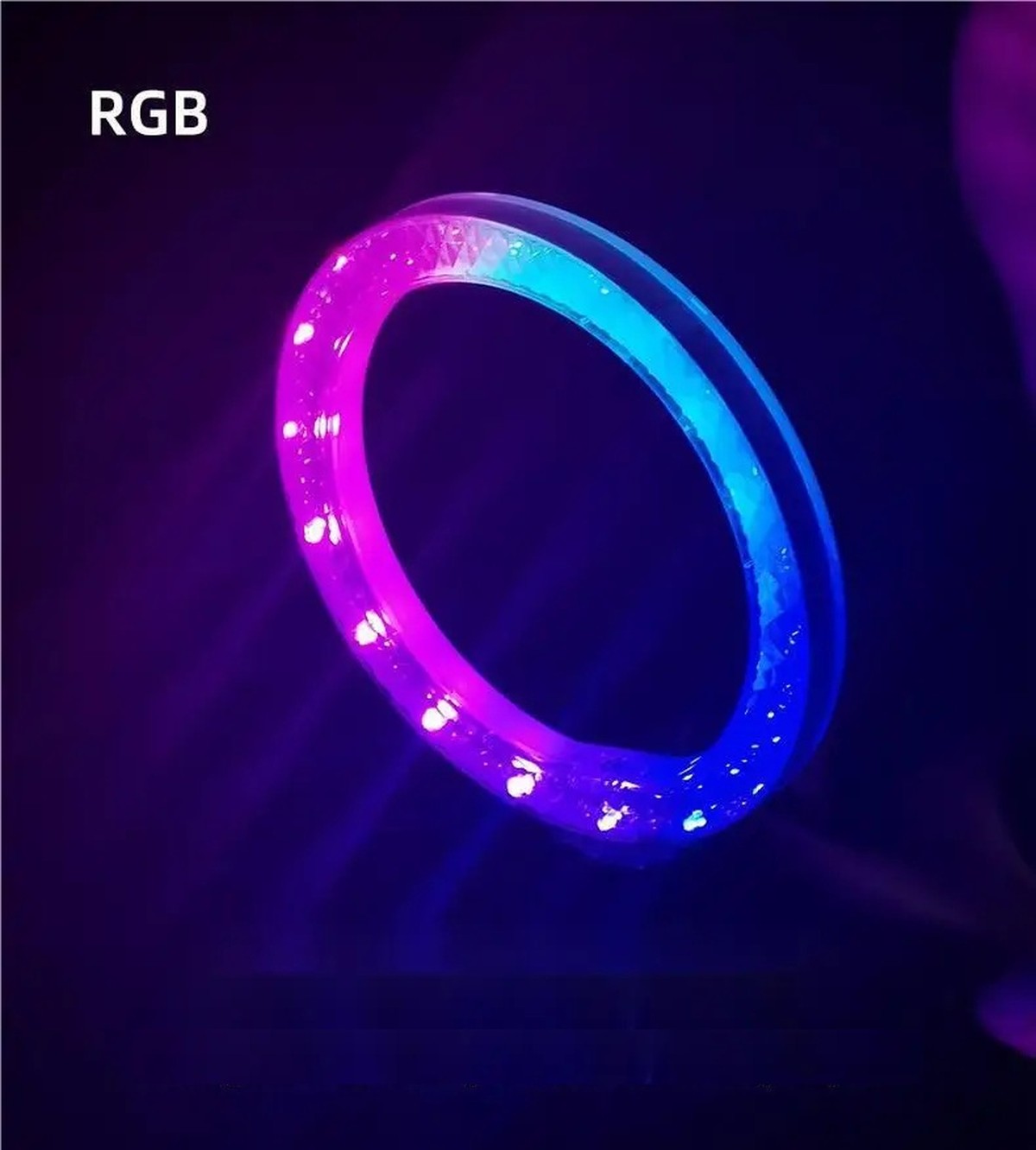 ILUMINADOR ARO ANILLO LUZ SELFIES AJUSTE COLORES RGB JER - 9