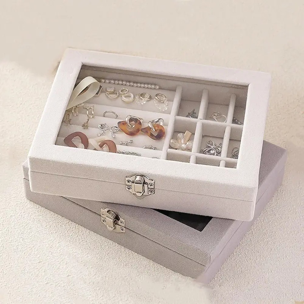 JOYERO CAJA EXHIBICIÓN ESTUCHE ORGANIZADOR JOYAS JER - 7