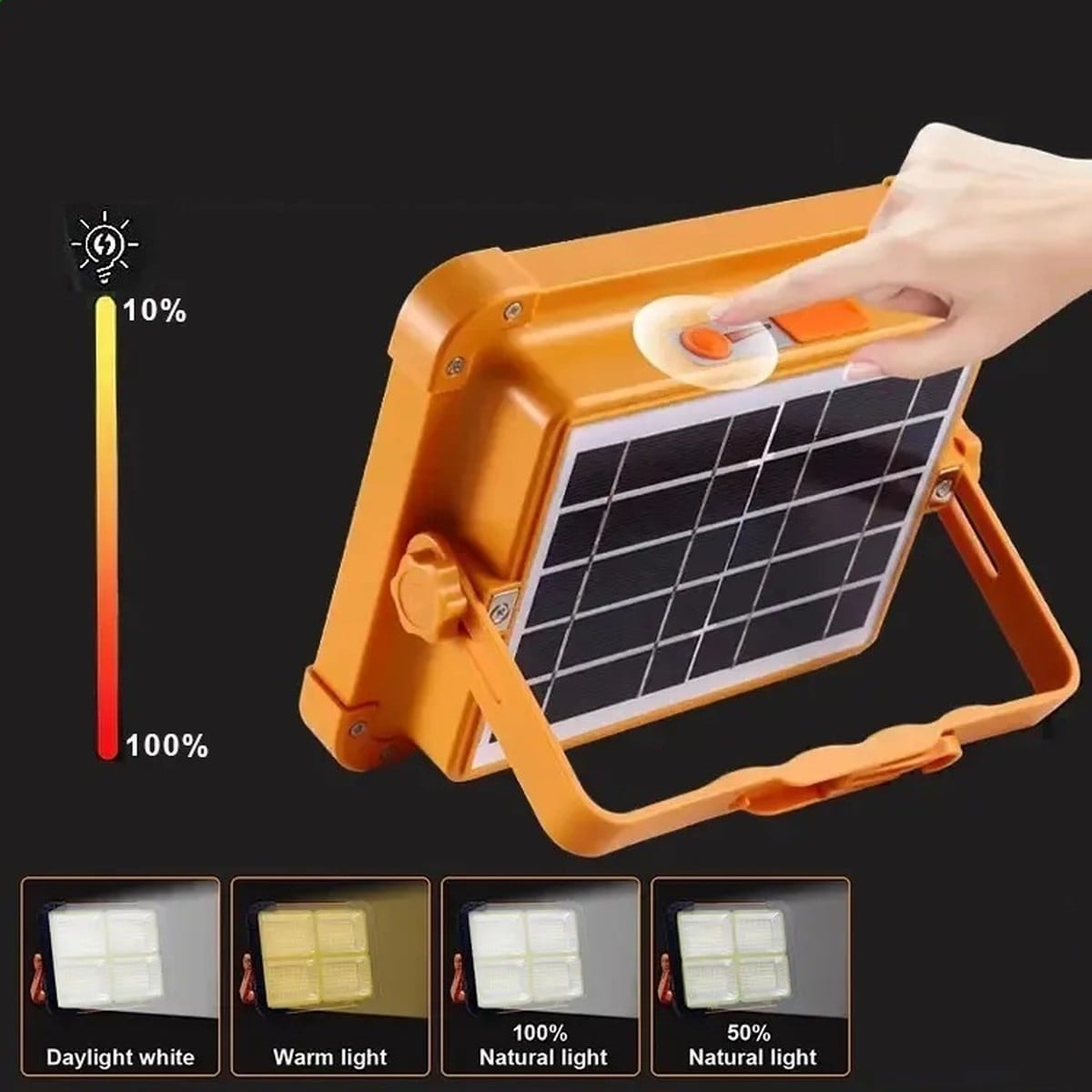 REFLECTOR SOLAR ILUMINACION EXTERIOR LED AIRE LIBRE JER - 5