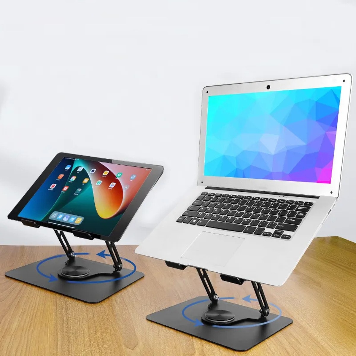 SOPORTE BASE NOTEBOOK AJUSTABLE GIRATORIO 360 LAPTOP JER - 5