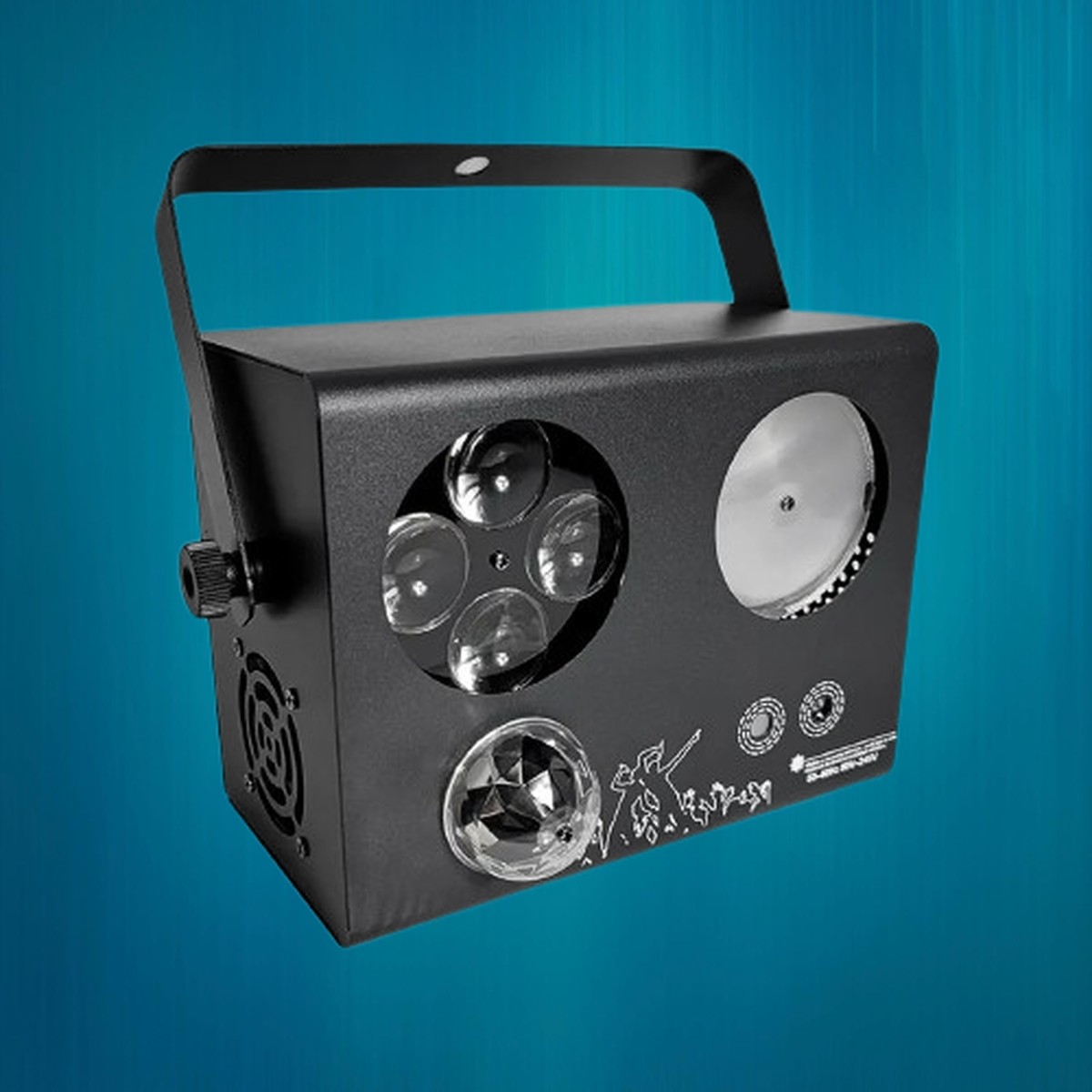 LUZ LED DJ ESCENARIO DISCOTECA 4 EN 1 BAILES FIESTA JER - 2