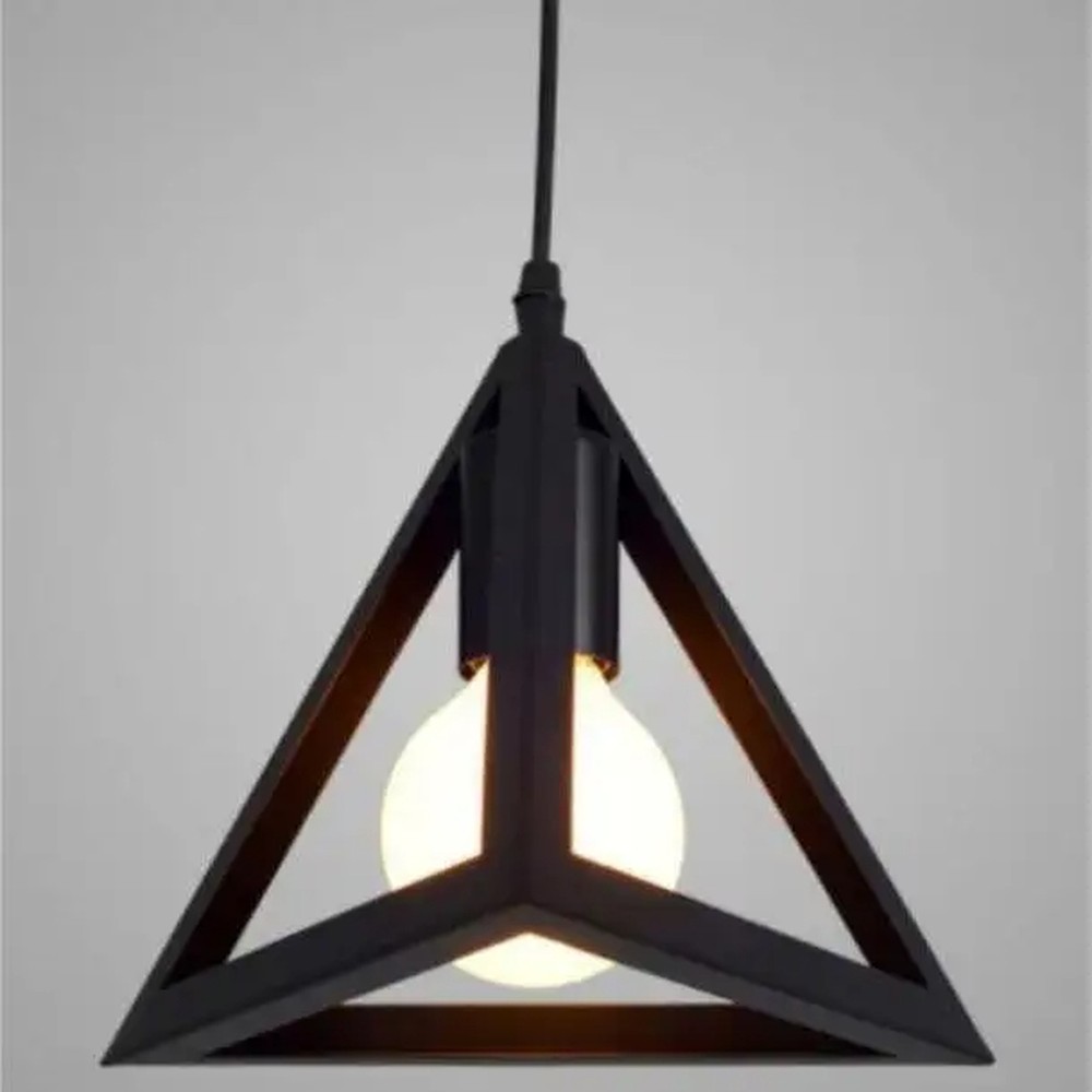 LÁMPARAS COLGANTES FORMA PIRÁMIDE LUZ TRIÁNGULO LUCES JER - 2