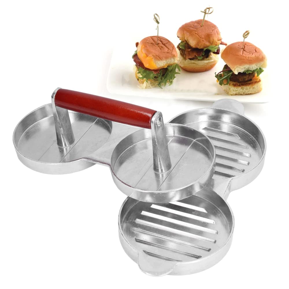 MOLDE PRENSA HAMBURGUESAS DOBLE TAMAÑO PERFECTO COCINA JER - 8