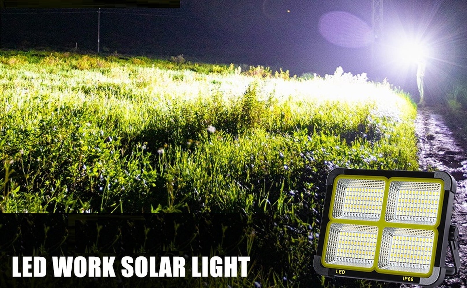 REFLECTOR SOLAR ENERGIA AIRE LIBRE IMPERMEABLE AJUSTE JER - 3