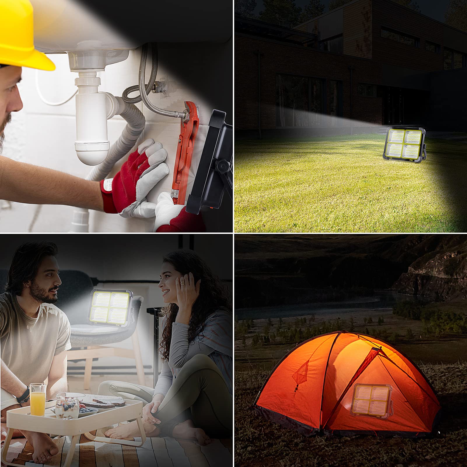 REFLECTOR SOLAR ENERGIA AIRE LIBRE IMPERMEABLE AJUSTE JER - 8
