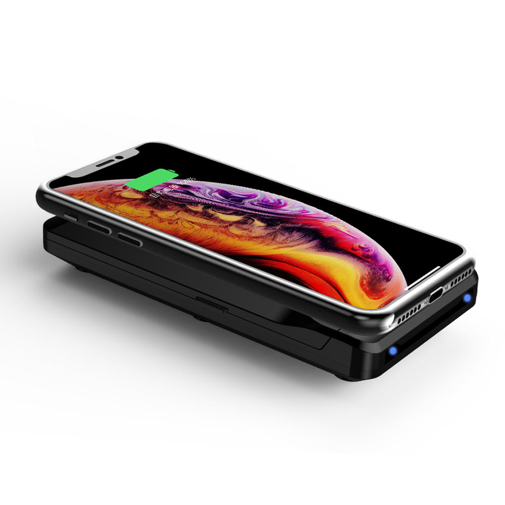CARGADOR INALAMBRICO PLEGABLE MOVIL TELEFONO 2 EN 1 15W LAU - 3