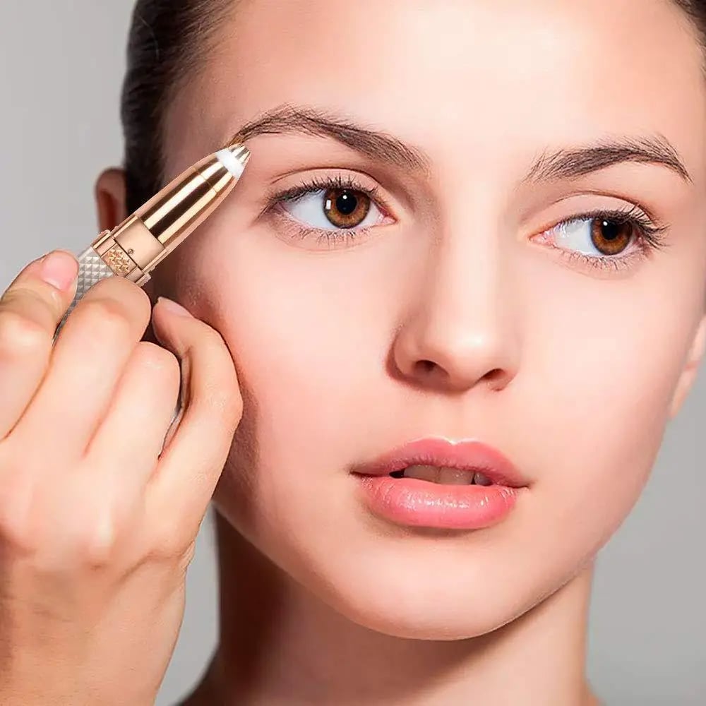 DEPILADORA FACIAL REMOVEDOR CEJAS 2 EN 1 RECARGABLE LAU - 5