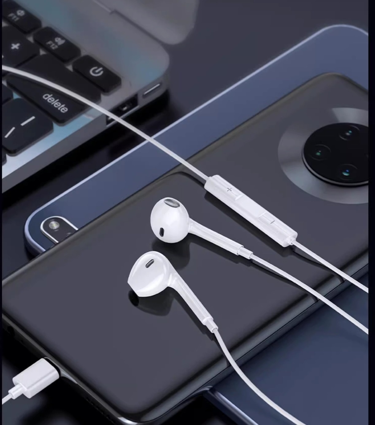 AUDIDONOS APPLE BASICOS INTRAUDITIVOS CONECTOR IPHONE LAU - 4