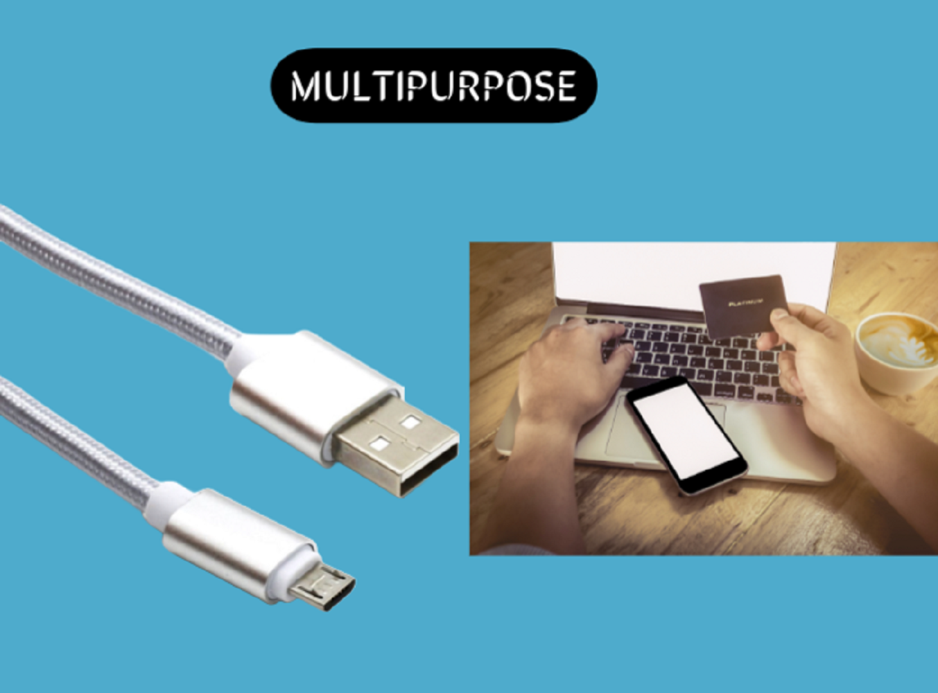 CABLE USB UNIVERSAL TIPO C CARGA RAPIDA LAU - 3