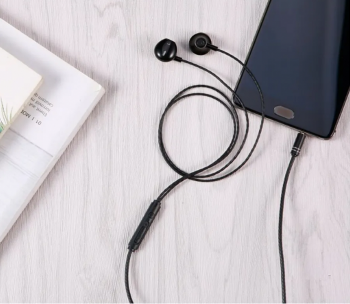 AURICULARES CABLE MICROFONO CONTROL VOLUMEN CELULARES LAU - 6