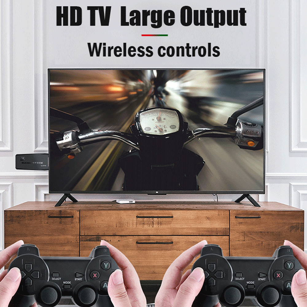 CONSOLA VIDEOJUEGO RETRO CONTROLES INALAMBRICOS LAU - 6