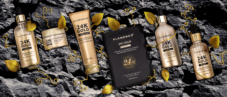 KIT SKINCARE LÍNEA 24K FACIAL REAFIRMANTE ANTIENVEJECIMIENTO - 3