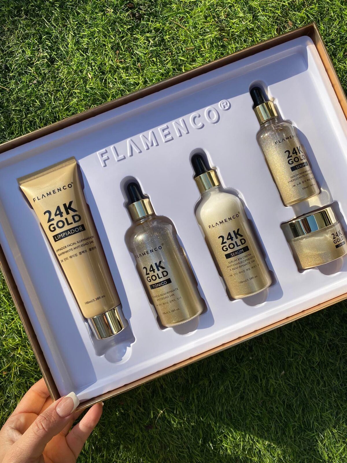 KIT SKINCARE LÍNEA 24K FACIAL REAFIRMANTE ANTIENVEJECIMIENTO - 4