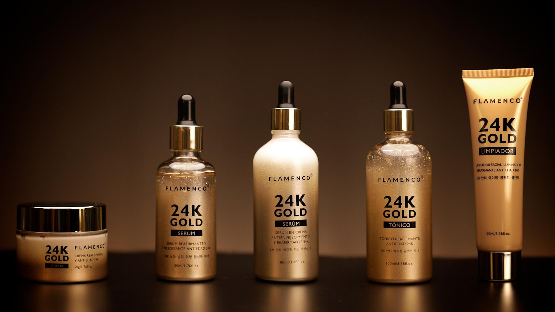 KIT SKINCARE LÍNEA 24K FACIAL REAFIRMANTE ANTIENVEJECIMIENTO - 5
