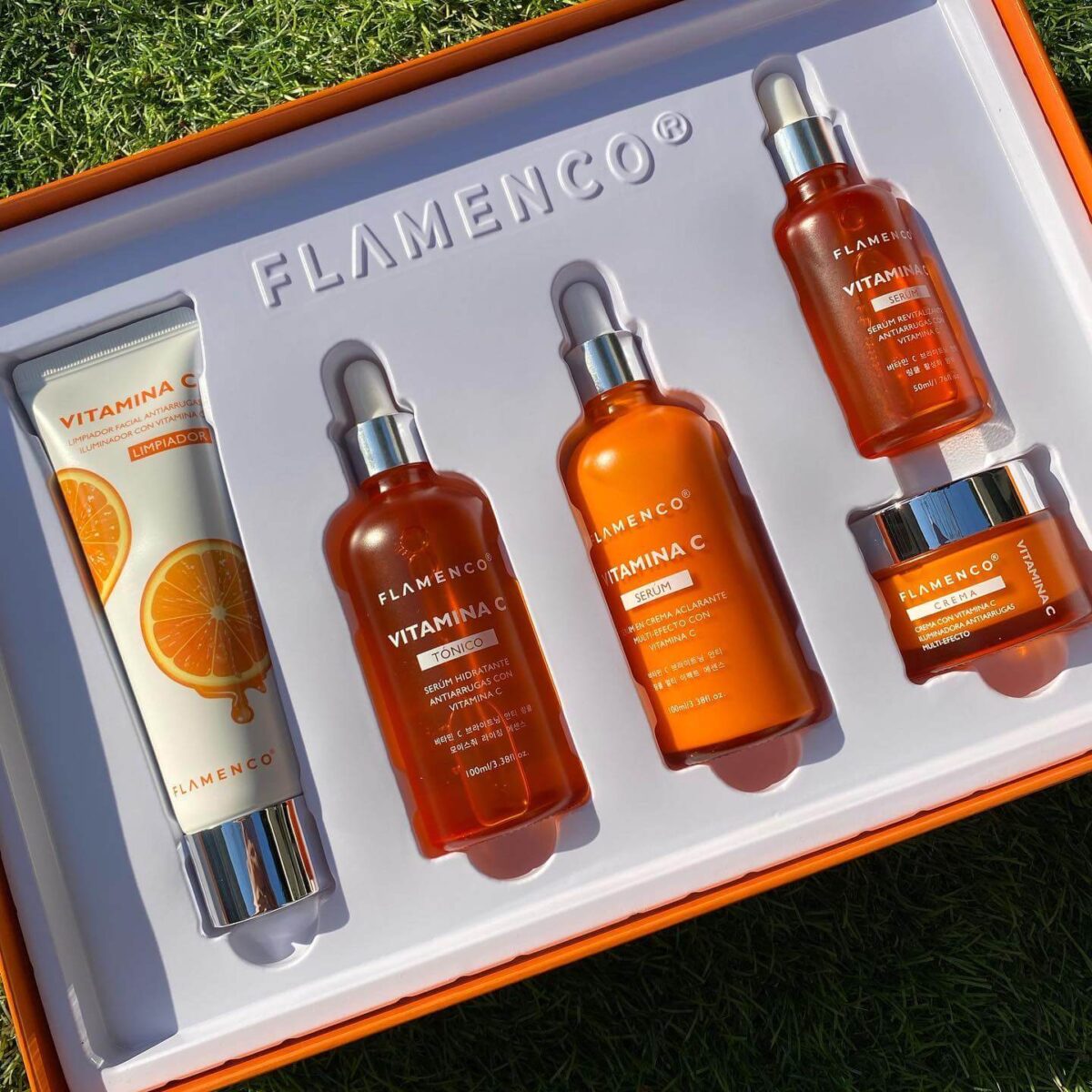 KIT SKINCARE FACIAL HIDRATANTE ANTIOXIDANTE VIT C PIEL SECA - 6