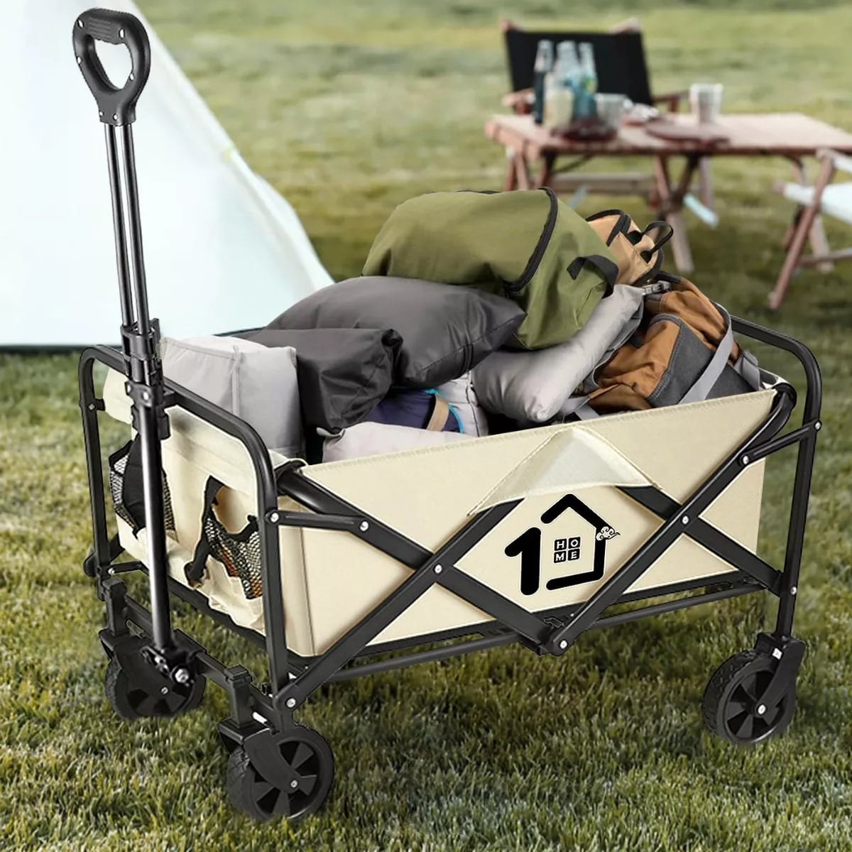 CARRO VAGON TRANSPORTAR AJUSTABLE TELA PORTATIL COMODO JER - 6