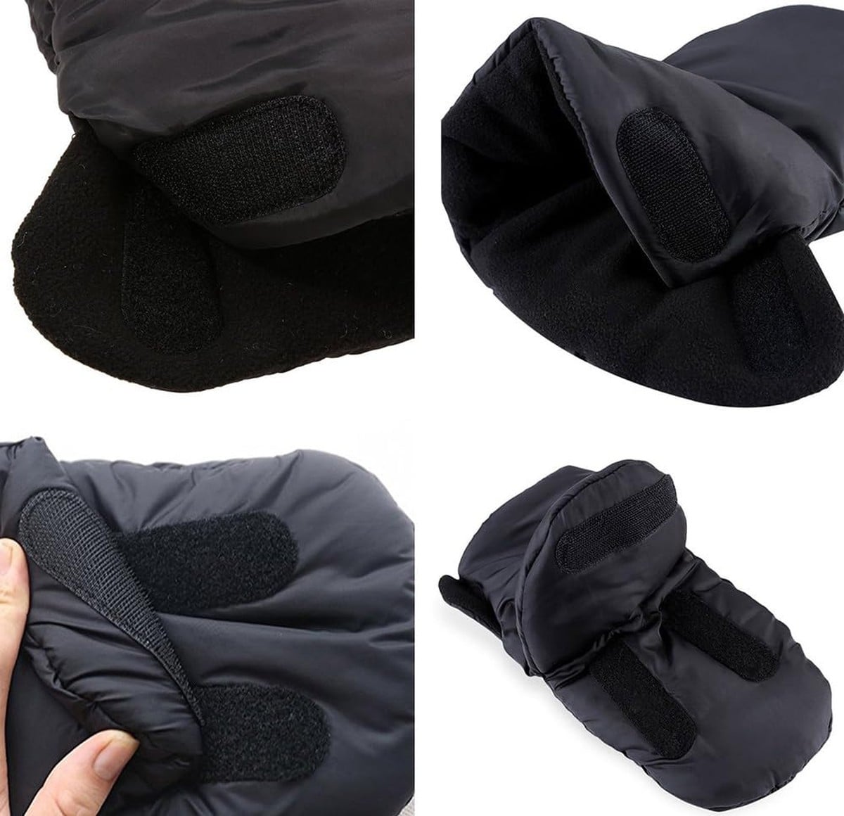 GUANTES INVIERNO FRIO CUBRE MANOS EXTRA GRUESOS CALIDOS JER - 3