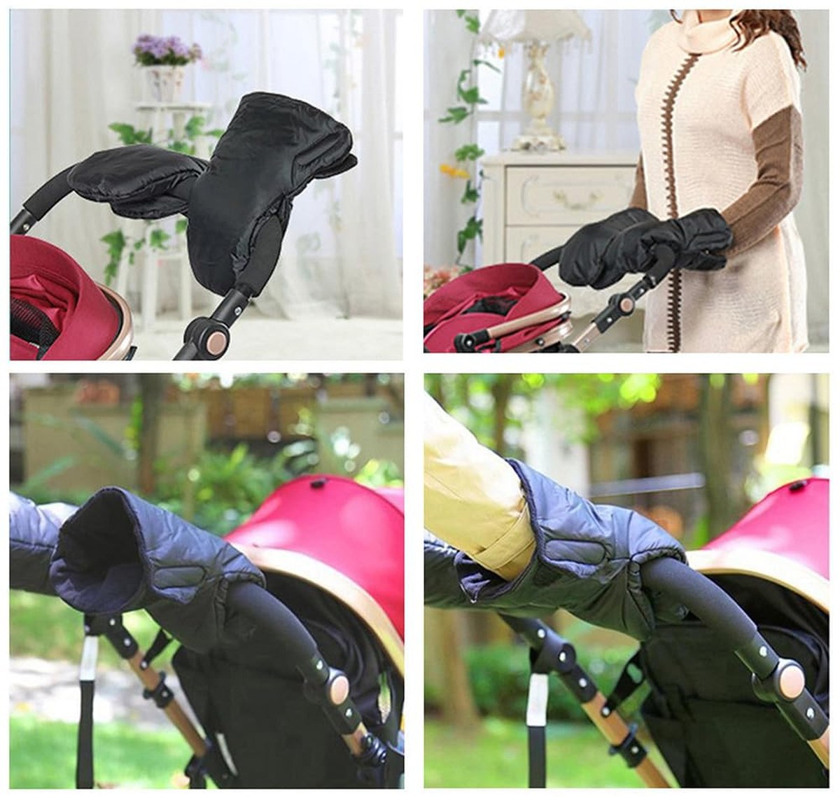 GUANTES INVIERNO FRIO CUBRE MANOS EXTRA GRUESOS CALIDOS JER - 8