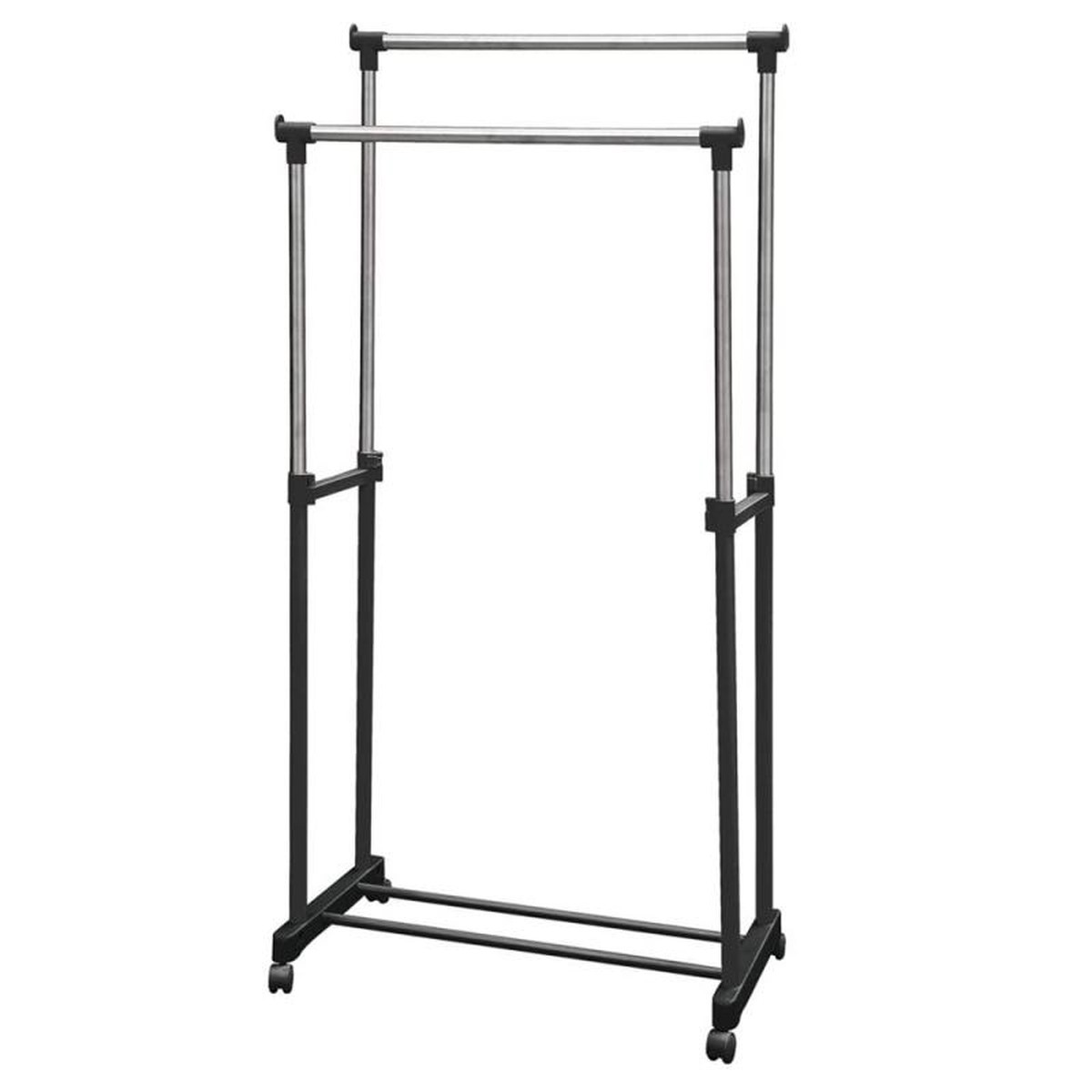PERCHERO AJUSTABLE ROPA DOBLE DISEÑO ELEGANTE SALA ESTAR JER - 5