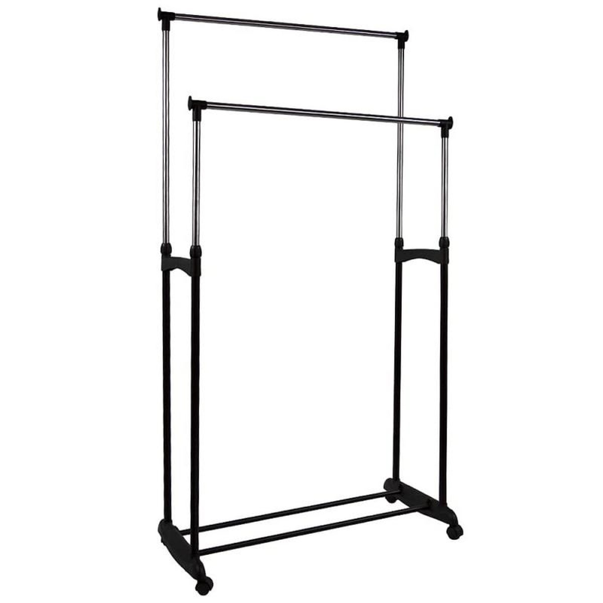 PERCHERO AJUSTABLE ROPA DOBLE DISEÑO ELEGANTE SALA ESTAR JER - 6