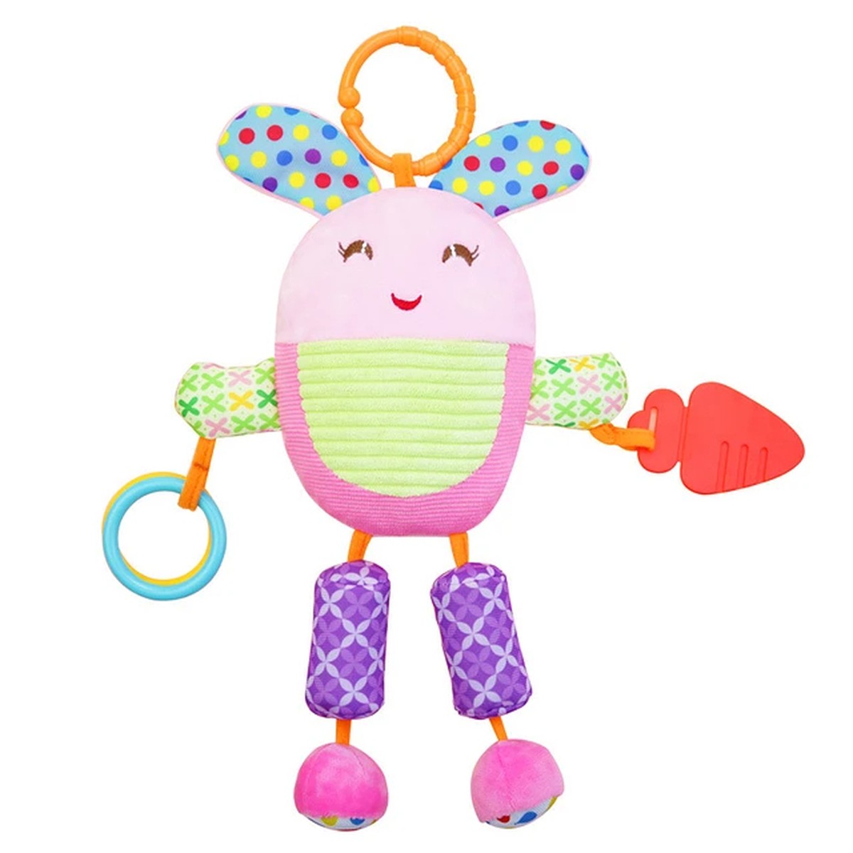 SONAJERO BEBE SUAVE FELPA TEMPRANO DESARROLLO BEBE JER - 4