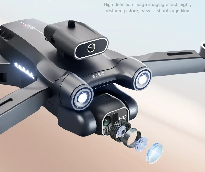 MINI DRONE AEREO CAMARA 4K ANGULAR FOTOS VIDEOS LAU - 4