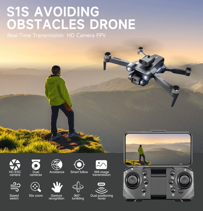 MINI DRONE AEREO CAMARA 4K ANGULAR FOTOS VIDEOS LAU - 5