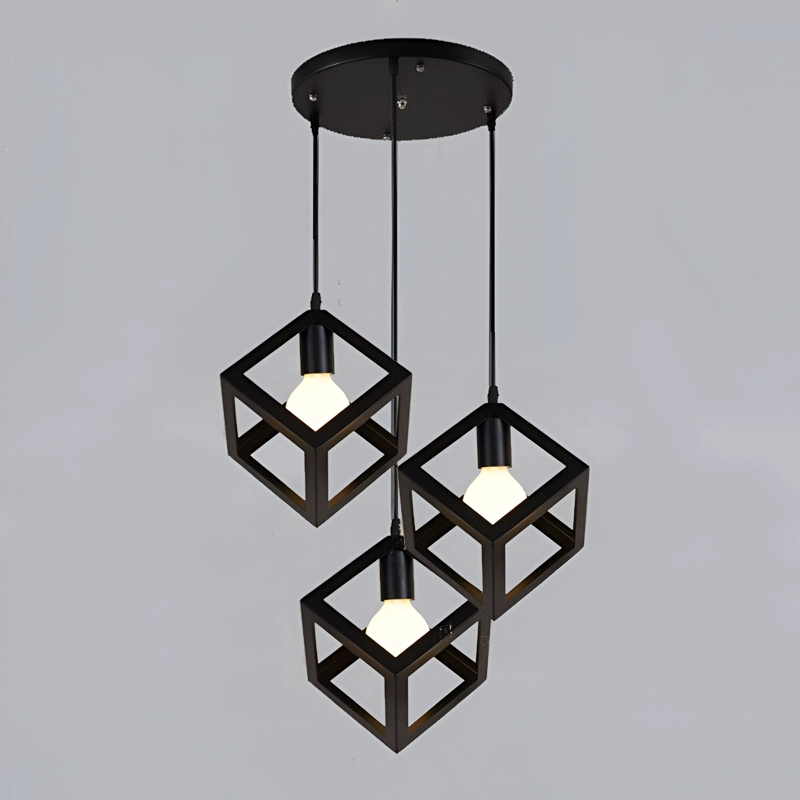 LAMPARA TECHO CUBOS MODERNA ELEGANTE MINIMALISTA LAU - 3