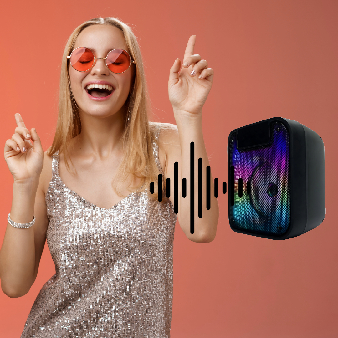 PARLANTE ALTAVOZ BLUETOOTH RGB BLUETOOTH LAU - 5