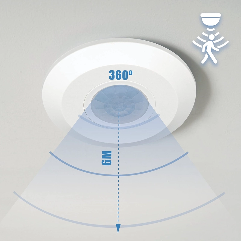 LUZ SENSOR MOVIMIENTO LED INFRAROJO ANGULO 360 LAU - 3
