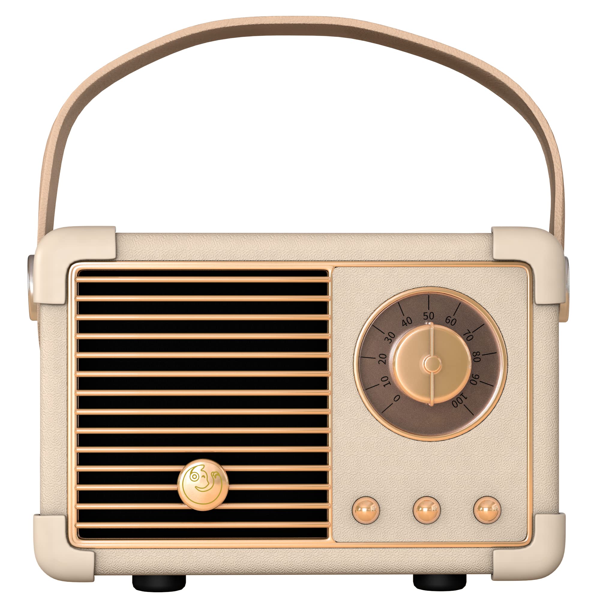 PARLANTE MINI ALTAVOZ RETRO PORTATIL RECARGABLE USB LAU - 1