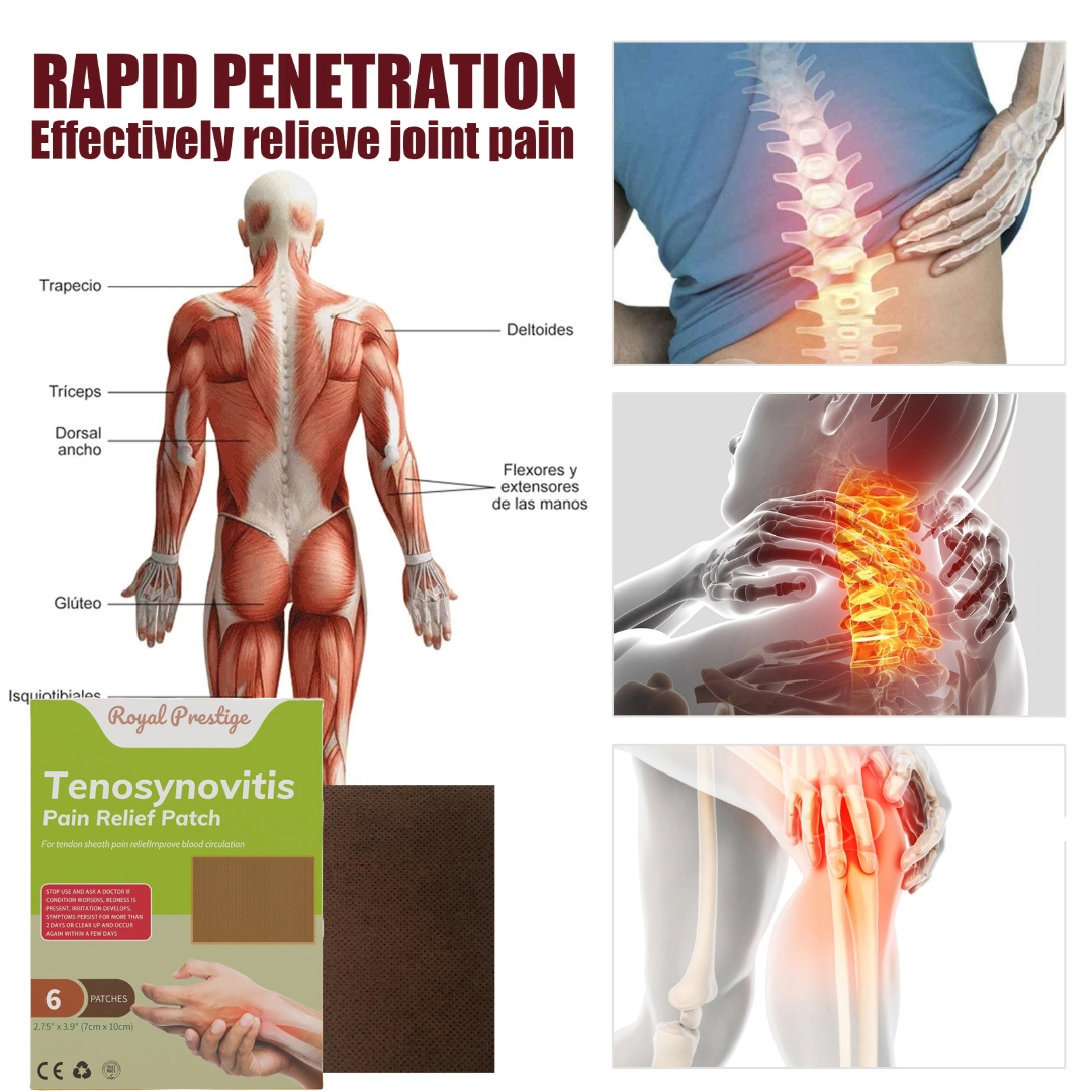 SET 8 CAJAS PARCHES TENOSYNOVITIS ARTICULACION DOLOR LAU - 7