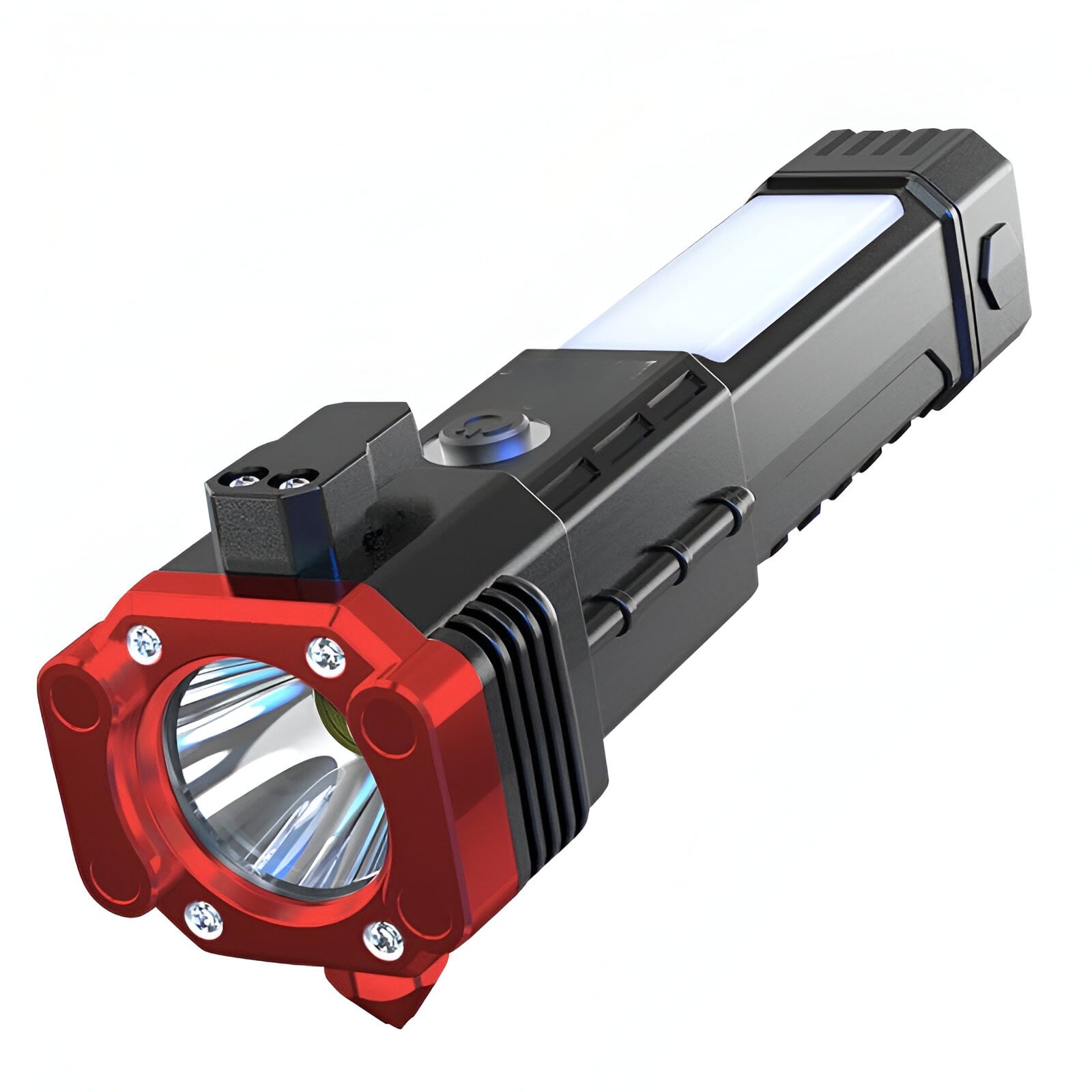 LINTERNA LED TACTICA RECARGABLE MULTIFUNCIONAL LAU - 1