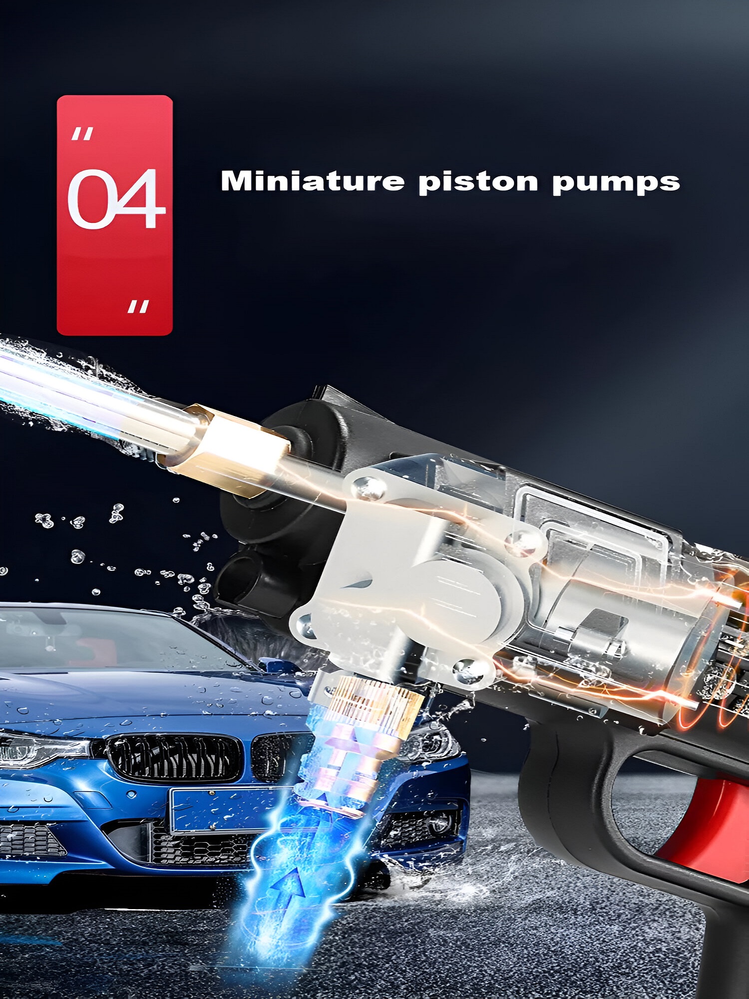 HIDROJET LIMPIADOR PRESION PORTATIL INALAMBRICO LAU - 6